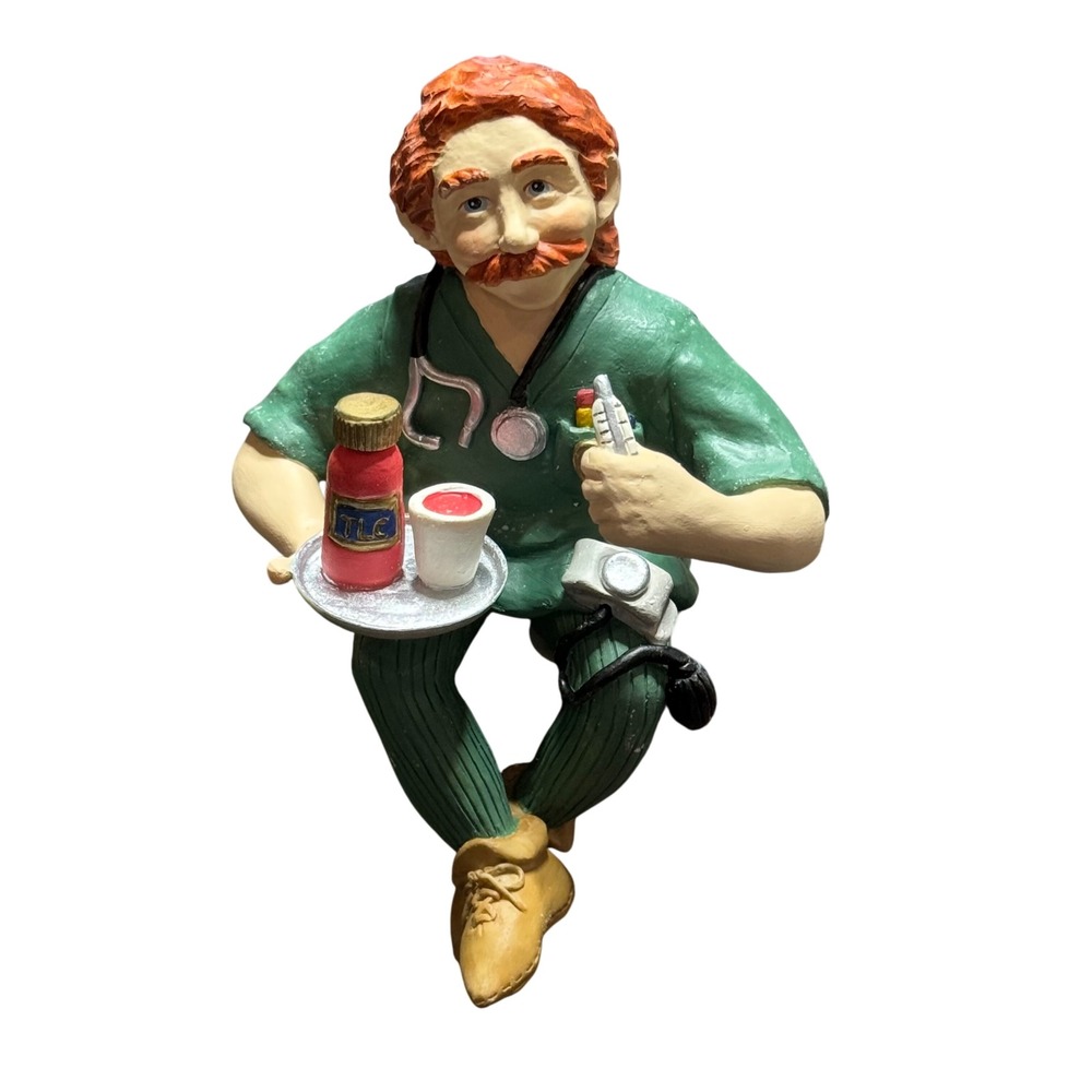 SDT Shelf Sitter Figurine Doctor Nurse Unique Decor Collectible Gift